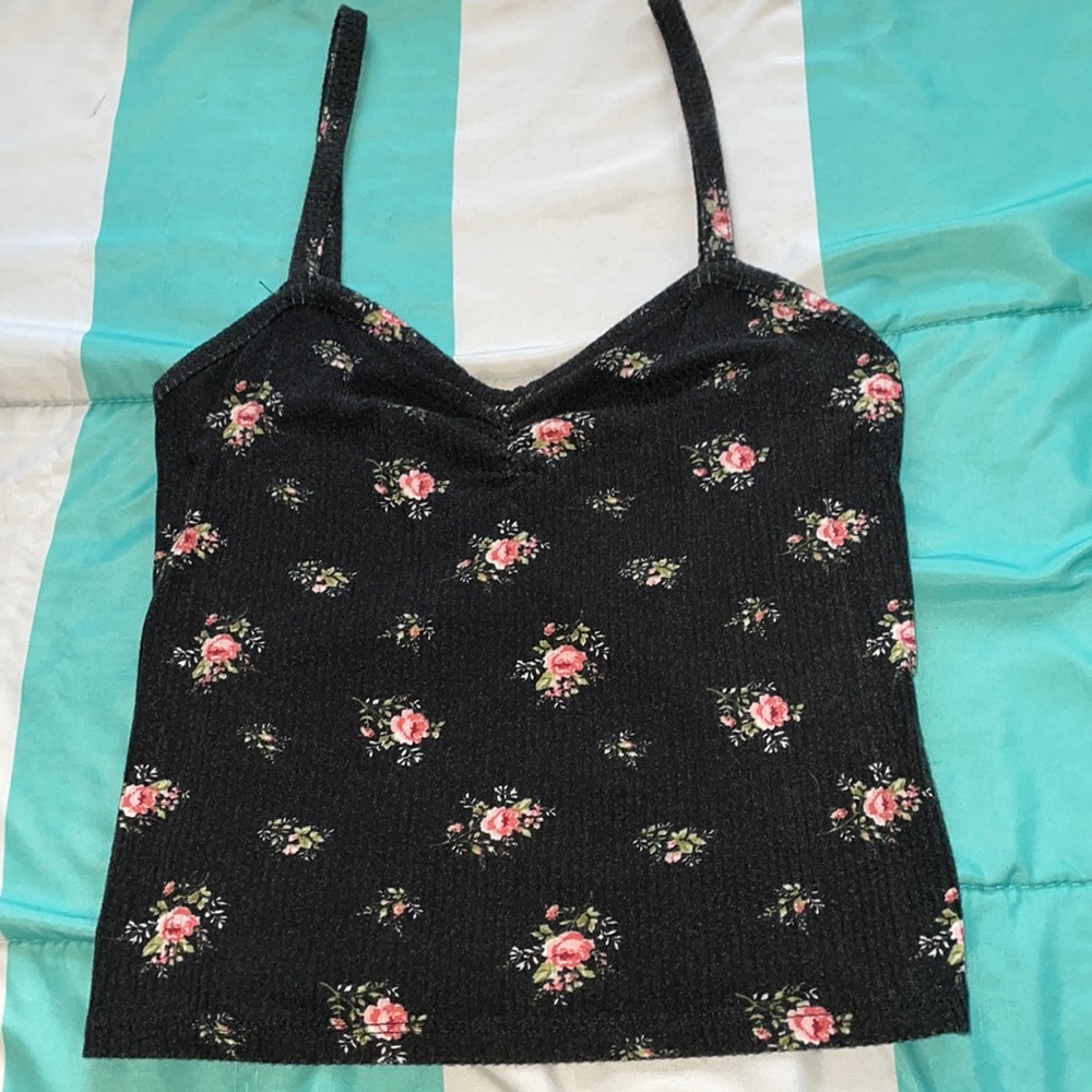 Flower crop top